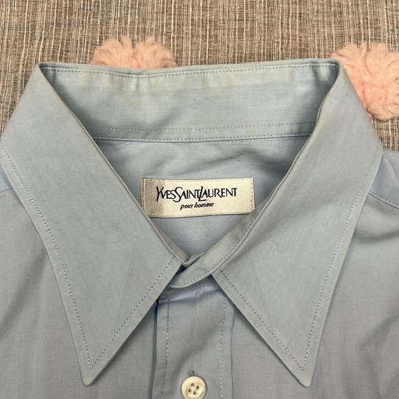 Yves Saint Laurent men’s button up formal shirt - Picture 5 of 9